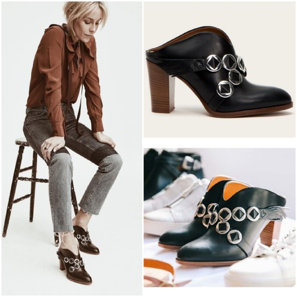 Frye Shoes - Frye June leather mule Concho